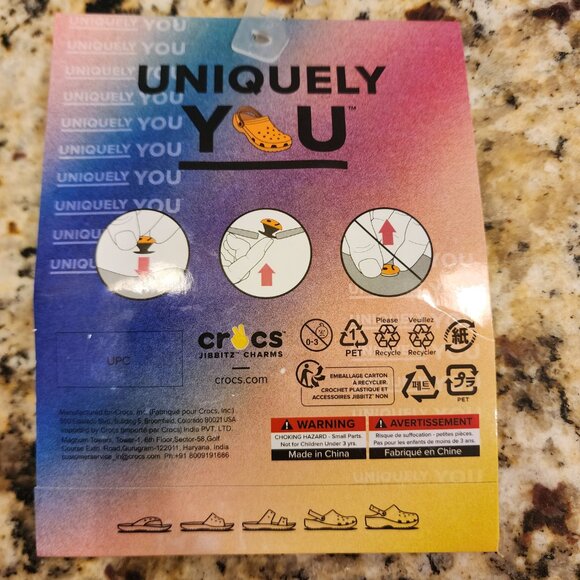 CROCS Meet Me In Palm Springs Summer Beach 5 Pack Jibbitz Shoe Charm Set NWT - Picture 2 of 5